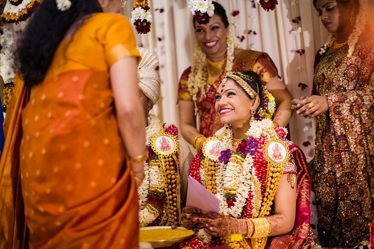 Wedding Blessing - Oshwal Centre Vaheesan & Gerubaleny's Tamil Hindu Wedding London